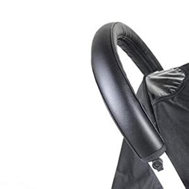 Imagem de ROMIRUS Capa de manga com alça para carrinhos YOYO/YOYO+ Babyzen, couro artificial preto