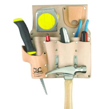 Imagem de Custom LeatherCraft Bolsa De Ferramentas Padrão Para Drywall K485R1 Clc Custom Leathercraft K485R1 Cromada Resistente 7 Bolsos