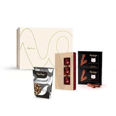 Imagem de Caixa Presente Chocolates Kopenhagen para Dia das Mães e Namorados, com 6 Delícias de Chocolate ao Leite, Preto, Branco e Recheios