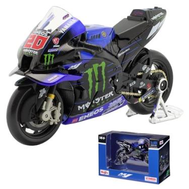 Imagem de Bburago 1/18 Scale 36373 - Yamaha YZR M1 Factory Racing Team Motorcycle Moto GP - #20 Fabio Quartararo