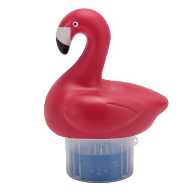 Imagem de Flutuador de Cloro, Dispensador Flutuante de Cloro para Piscina Ajustável, Flutuador de PVC para Piscina, Banheira de Hidromassagem, spa. A Piscina de Abertura Fácil Clora o