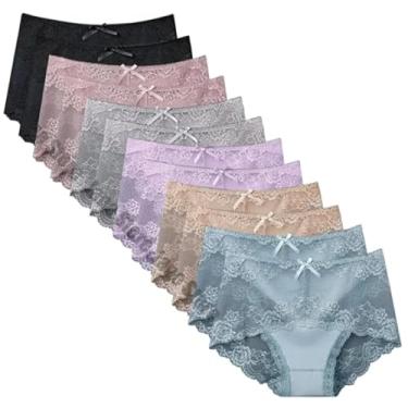 Imagem de Calcinha Hipster Luxo Lingerie Feminina Renda Transparente Sexy e Sensual Um Mundo de Conforto, Elegância e Sedução para Você! (12 Unidades) (BR, Alfa, G, Regular, colorido 4)