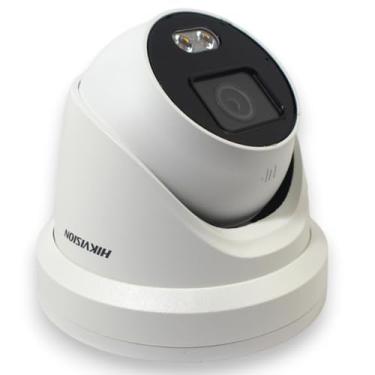 Imagem de Camera ip 4mp dome 2.8mm ds-2cd2347g2-lu colorvu acusense wdr130db ip67 h2.65+ hikvision