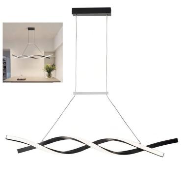 Imagem de Lustre Aspiral Pendente 3 em 1 LED Iluminaçao Hall de Entrada Recepçao Sala de Jantar R...