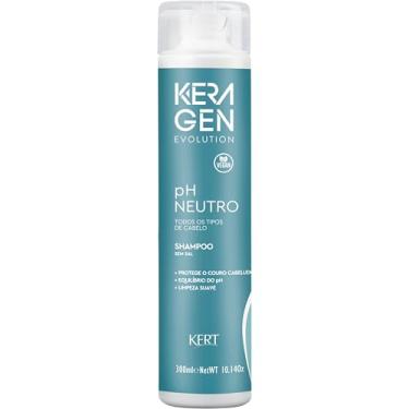 Imagem de Keraton, Shampoo para cabelos, Para todos os tipos de cabelos, PH Neutro, Evolution, Keragen, 300ml, Verde
