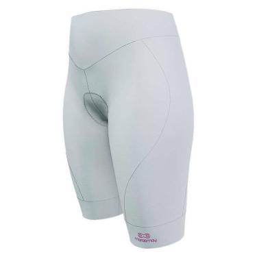 Imagem de Bermuda Feminina Marcio May Comfort Cós Alto Branca/Pink - Gel-Feminino
