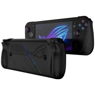 Imagem de Miimall Capa de silicone para ASUS ROG Ally X, capa protetora para ROG Ally X 2024, proteção total macia, antiderrapante, à prova de choque, antiarranhões, à prova de poeira, capa fina para acessórios