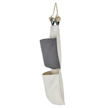 Imagem de Organizador Tramontina Em Lona Com 2 Bolsos E Corda Para Pendurar