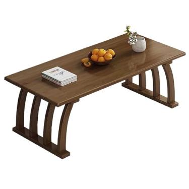 Imagem de Mesa baixa dobrável multifuncional de bambu, mesa de centro, meditação japonesa e mesa de chá, mesa de piquenique baixa portátil, para sentar no chão