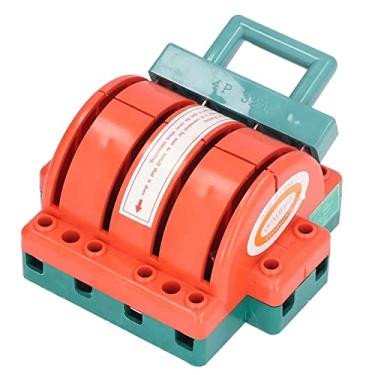 Imagem de 4P 32a Chave reversa de duas vias Chave faca trifásica de quatro fios C32 Chave elétrica de duas vias de duas vias