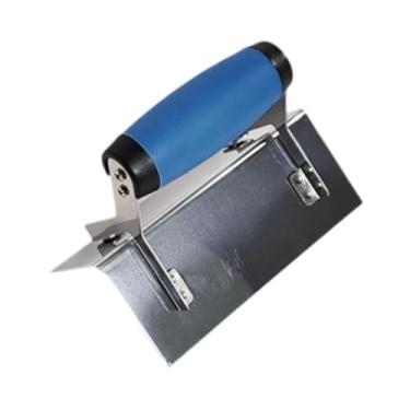 Imagem de ＡＷＨＡＯ Colher de pedreiro de canto Ferramenta para drywall Ferramenta para drywall Pontas curvas Colher de pedreiro de acabamento resistente, Externo