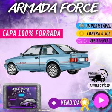 Imagem de Capa Cobrir Carro ESCORT SW 100% Forrada Armada Force 100% Impermeável