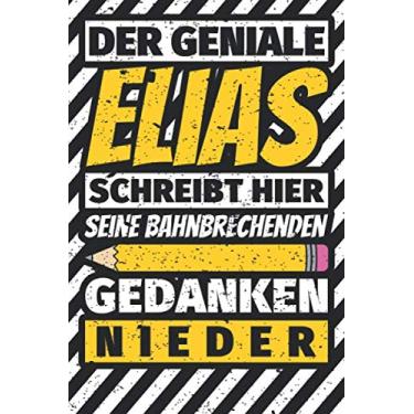Imagem de Notizbuch liniert: Elias Geschenke lustiger Spruch Vorname