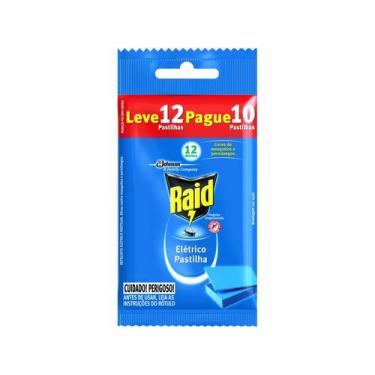 Imagem de Repelente Elétrico Raid Pastilhas - 12 Noites, 12