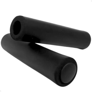 Imagem de Par de Manoplas Luvas de Ciclismo NBR Espuma Gel Silicone Bicicleta Bi