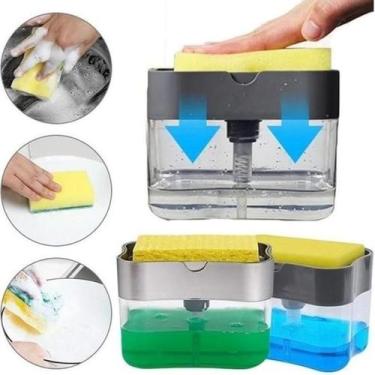 Imagem de Dispenser Detergente Sabao 2X1 Detergente Suporte Porta - Bc Bora Cole
