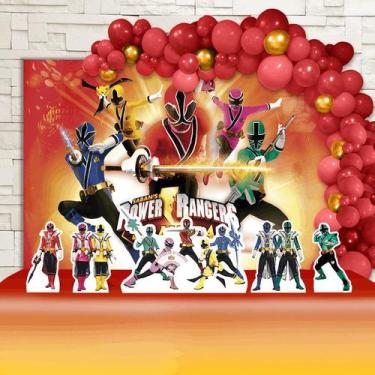 Imagem de Kit Festa Ouro Power Rangers Samurai - IMPAKTO VISUAL