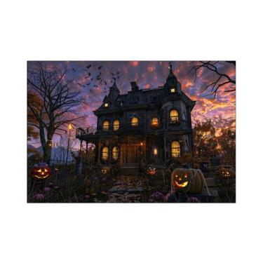Imagem de Fundo Fotográfico 2,20 x 1,50 - Halloween Castelo Assombrado 075 - Via
