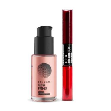 Imagem de Kit Beyoung Dupla de Make 1 Glow Primer Rose e 1 Lip Tint