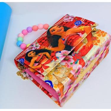 Imagem de Bolsa Infantil Mini Bag Alça transversal Corrente regulável Princesa M