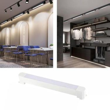 Imagem de Luminária Módulo Led (Branca) Com Luz Foco Direcionável Difusa Linear 