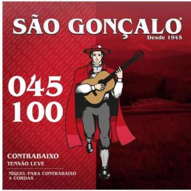 Imagem de Encordoamento sao goncalo contrabaixo 045 niquel 4 cordas 0.045 - 0.1 