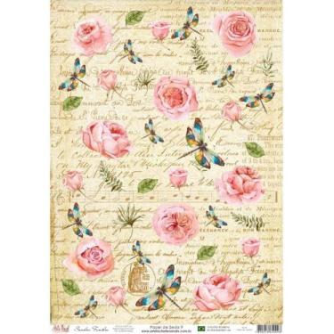Imagem de Papel de Seda Arte Fácil Rosas Encantadas - SE-09