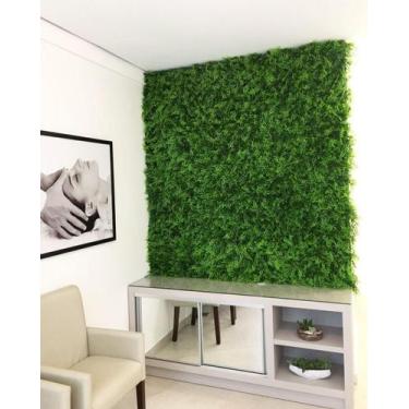 Imagem de Placa Planta Jardim Vertical Decorativo Artificial Folhagem - Lujp Dec