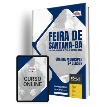 Imagem de Apostila Pref Feira de Santana BA 2024 Guarda Municipal - Apostilas Op