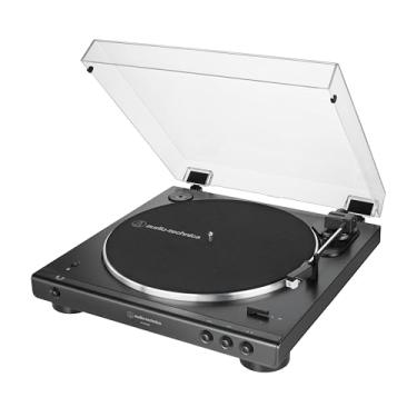 Imagem de Toca-Discos Audio-Technica Sem Fio com acionamento automático por correia (Belt-Drive) AT-LP60XBT-BK, Preto, Bivolt 120/240V