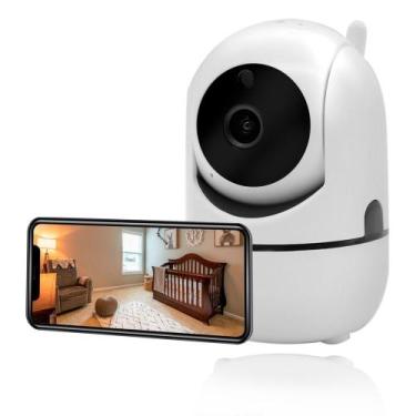 Imagem de Babá Eletrônica Câmera Sem Fio Wifi Visão Noturna Microfone - Inova