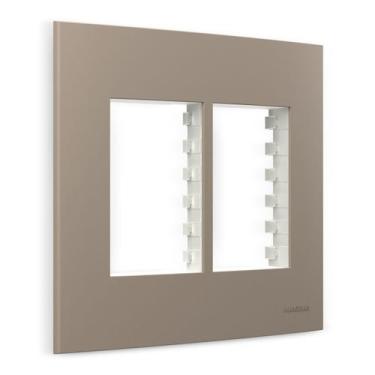 Imagem de Placa 4x4 6 Postos com Suporte Argila Sleek Colors Margirius, Argila