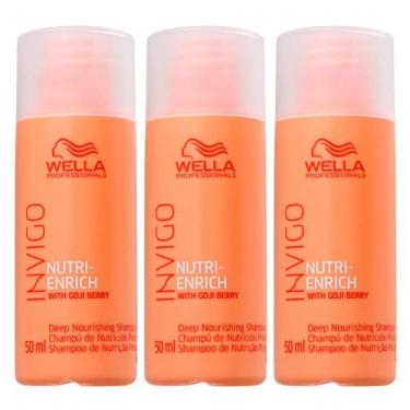 Imagem de Wella Professionals Invigo Nutri-Enrich Kit com Três Shampoos Travel S