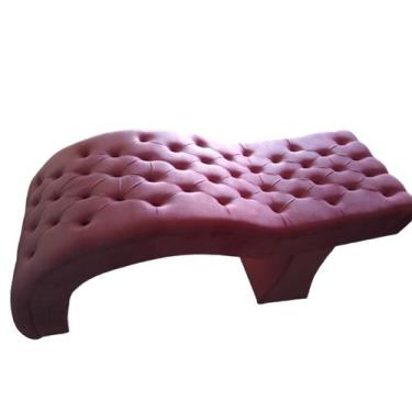 Imagem de Maca Estética Joe 60X180 cm + Cadeira Mocho Veludo Rosa  Facial Cílios