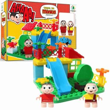 Imagem de Blocos de Montar Turma da Mônica no Playground 23 Peças - Monte Líbano