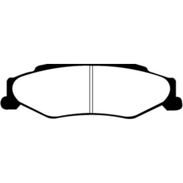 Imagem de EBC Brakes Pastilhas de freio esportivas DP21160 Greenstuff Série 2000