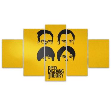 Imagem de Quadro Decorativo Mosaico MDF Big Bang Theory 115x60cm - EMPIRE GAMER