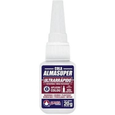 Imagem de Cola Instantânea Almasuper 20g Acrigel Bico Fino Aplicador