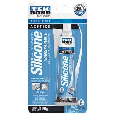 Imagem de Cola Silicone 50G Tekbond Transp Blist - Kit C/12 Unidades