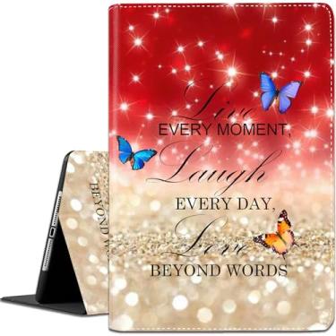 Imagem de Capa para iPad Mini 5 Geração 2019/Mini 4, Mini 3/2/1, Capa leve à prova de choque com Wake Up/Sleep Auto, para iPad Mini 5ª/4ª geração 7,9 polegadas - Live Laugh Love