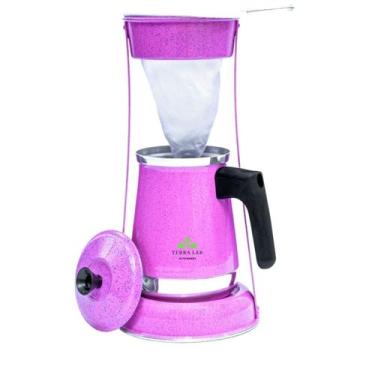 Imagem de Bule Coador De Café Chá Suporte Retro Mancebo Em Alumínio - TERRA LAR,