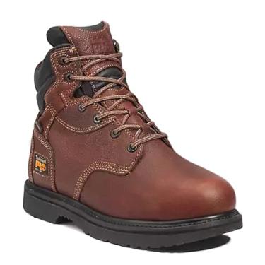 Imagem de Bota masculina de bico de aço da Timberland PRO com proteção interna de 15,24 cm, Marrom, 7
