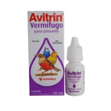 Imagem de Avitrin Vermífugo 10ml - Para Aves - Coveli