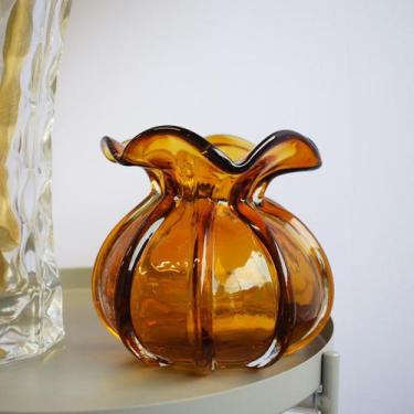 Imagem de Vaso de Flores Trouxinha Italy Âmbar 12 cm  Formosinha - FULLFIT