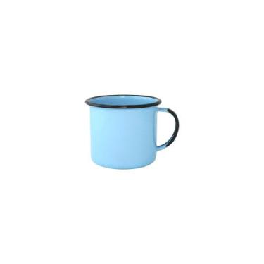 Imagem de Mini Caneca Esmaltada Luxo Pequena Café 70ml Azul Claro - Ewel