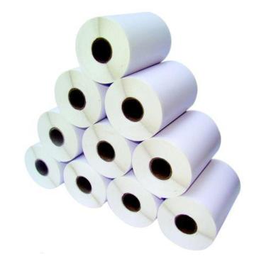 Imagem de 50 Rolos Bobina Etiqueta Térmica 100x150mm Serrilha 200 Etq - Higipack