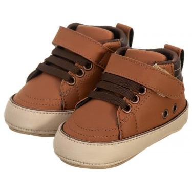 Imagem de Botinha Infantil Bebê, Com Tiras Autocolantes, Tamanho 14 Ao 20 - Baby