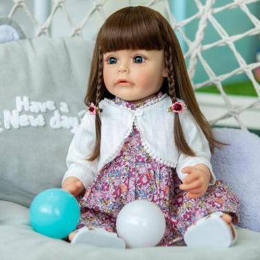 Imagem de Bebe Reborn Menina 100% Silicone 57 Cm - Laura - PRO BABY