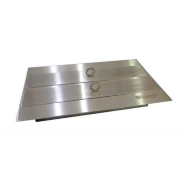 Imagem de Queimador Duplo Paralelo Ecológico Para Lareira 40cm A Álcool/Etanol -