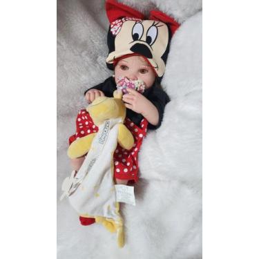 Imagem de Bebê Reborn DE SILICONE   PODE DAR  BANHO   - BONECA BEBE REBORN 
